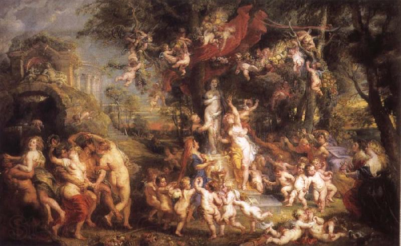 Peter Paul Rubens Feast of Venus Norge oil painting art